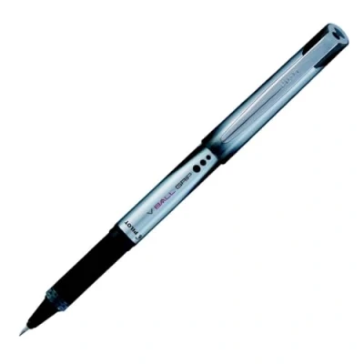 Abbildung von Pilot VBall VB7 Tintenroller mit Gummi Griffzone 0,7 mm Schreibspitze 0,5 Strichbreite 12 Stück schwarz
