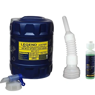 Abbildung von QR Parts Set 20 Liter 85457019 5022 CT4503 DIN61 MN7901 MANNOL Scheibenreiniger Konzentrant 1:100 250ml Legend+Ester 0W 40 Auslaufhahn