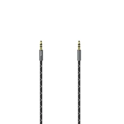 Abbildung von Hama Audio Kabel, 3,5 mm Klinken St. St., Stereo, Metall, vergoldet, 1,5 m