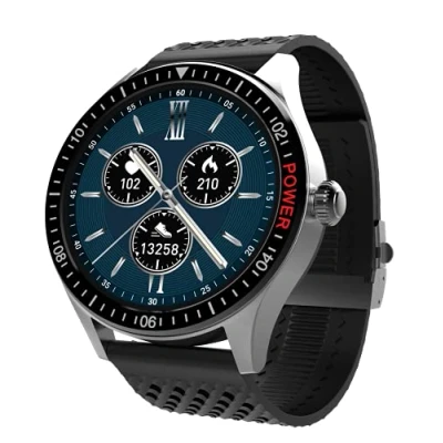 Abbildung von CARNEO Prime GTR Herren Smartwatch, eigene APP FIT, GPS über APP, Herzfrequenz und Temperaturmessung, Stressmessung, Kardio Index, Verbindung mit Freunden IPS Display, Always ON