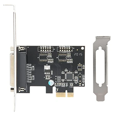 Abbildung von ASHATA PCIE Parallelanschlusskarte, zu Parallelanschlusskarte Druckanschluss LPT PCI E Druckerkartenadapter DB25, DB25 Parallelanschluss Erweiterungskarte Für Windows/Linux