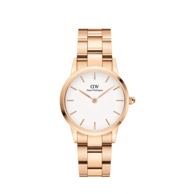 Abbildung von Daniel Wellington Iconic LINK 28mm Uhr Rose goldcoloured, Damen, Größe: 32, gold coloured