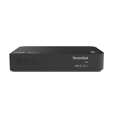 Abbildung von TechniSat HD S 224+ Kompakter Satelliten Receiver mit HD+ Senderpaket für 6 Monate (DVB S2, Timeshift Funktion, HDTV, HDMI, USB Mediaplayer, 7 Tage EPG, 12 Voltbetrieb, Fernbedienung) schwarz