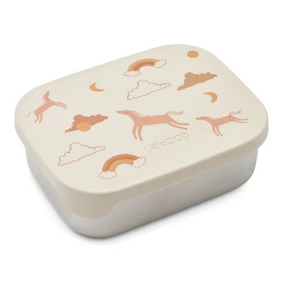 Abbildung von Liewood Arthur Lunchbox Unisex Brotdose für Kinder, Größe: One Size, Dream/ecru