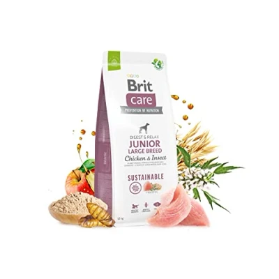 Abbildung von BRIT Care Dog Sustainable Junior Large Breed Chicken &amp; Insect Dry Food 12 kg