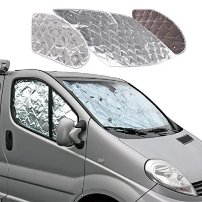 Abbildung von deiwo Thermomatte Fahrerhaus innen passend für Ford Transit ab 2014 7. Generation