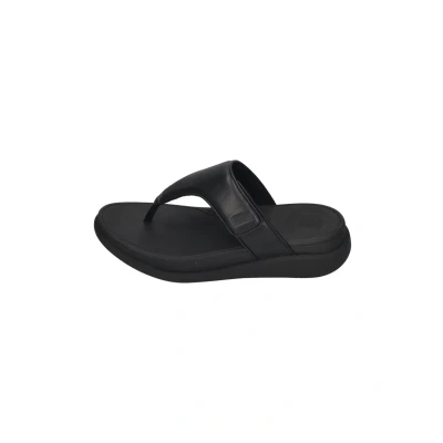 Abbildung von Fitflop Damen F Mode Go Adjustable Flatform Toe Post Sandale, Schwarz, 36 EU