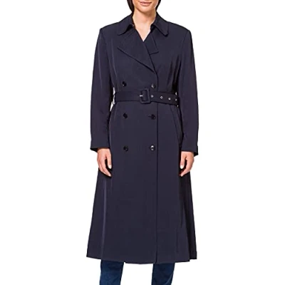Abbildung von Filippa K Damen Daria Drapey Trench Mantel, Blau (Navy), 10 (Herstellergröße: Medium)