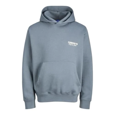 Abbildung von Jack &amp; Jones Jorroxbury BACK Kapuzenpullover, Herren, Größe: Large, Stormy weather