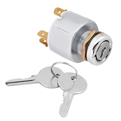 Abbildung von 12V Zündschalter, Universal Motorstartschalter Zündschalter 3 Position EIN/AUS Schalter mit 2 Schlüsseln