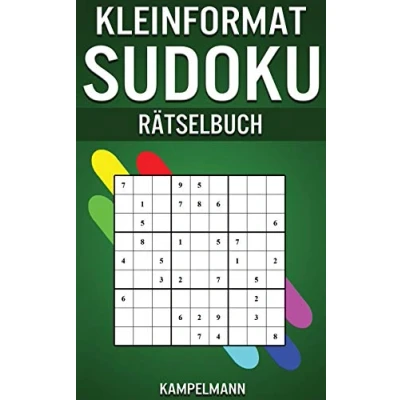 Abbildung von Kleinformat Sudoku Rätselbuch: 250 leichte, mittelschwere und schwere Sudokus mit Lösungen kleine, kompakte Größe