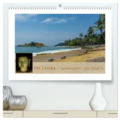 Abbildung von Sri Lanka Landschaft und Kultur (hochwertiger Premium Wandkalender 2025 DIN A2 quer), Kunstdruck in Hochglanz