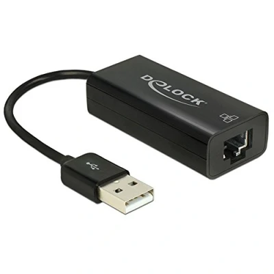Abbildung von DeLOCK Adapter USB 2.0 Typ A Stecker zu RJ45 Buchse