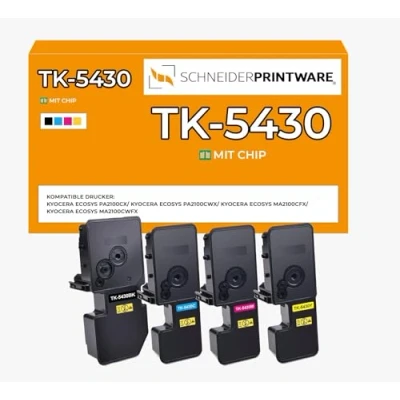 Abbildung von Schneider Printware 4 Toner kompatibel mit Kyocera TK 5430 für ECOSYS MA2100 PA2100 MA2100cfx MA2100cwfx PA2100cwx,PA2100cx