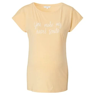 Abbildung von Noppies Maternity Damen Tee Short Sleeve Lewes T Shirt, Straw P927, L