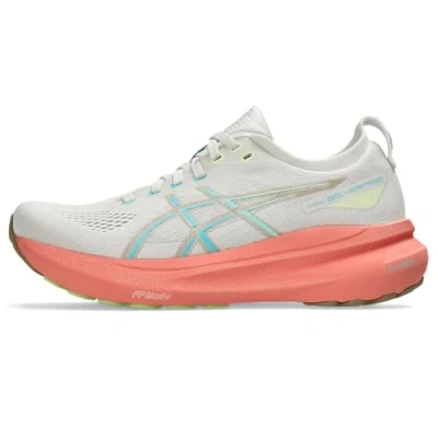 Abbildung von Asics Gelkayano 31 Laufschuh Straße, Damen, Größe: 39.5, Birch/energy aqua Schuhe