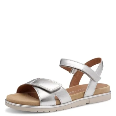 Abbildung von Marco Tozzi Plateausandalette, Damen, Größe: 37, Silver Schuhe