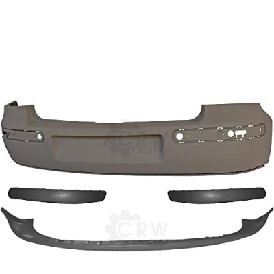 Abbildung von Stoßstange hinten grundiert+Zubehör für VW Golf IV 4 1J Bj. 97 06 nur Limousine