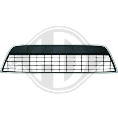 Abbildung von DIEDERICHS Priority Parts 1428046 Lüftungsgitter verchromter Rand mitte FORD: MONDEO 4, 4 Turnier