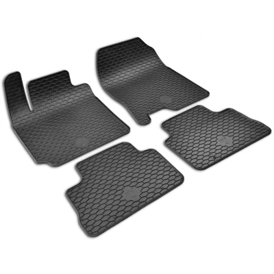 Abbildung von WALSER 50832 Fußmattensatz Gummi vorne und hinten 4 schwarz HYUNDAI: Kona SUV