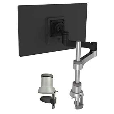Abbildung von R Go Zepher 4 C2 Monitor Halterung, Vollständig verstellbar, Für 13 40 Zoll bildschirm, 8 kg Tragkraft, Modulares Design, VESA 75x75/100x100, Schwarz/Silber