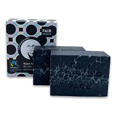 Abbildung von Fair Squared Seifenblock Schwarze Seife Black soap