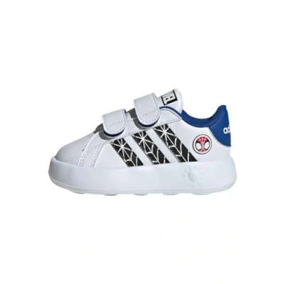 Abbildung von adidas Sportswear Marvel S Spiderman Grand Court Sneaker low für Kinder, Größe: 20, Cloud white core black royal blue Schuhe
