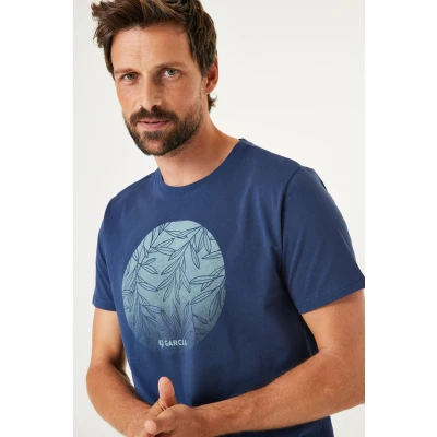 Abbildung von Garcia Tshirt print, Herren, Größe: XXL, Marine