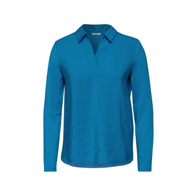 Abbildung von Cecil ARM Bluse, Damen, Größe: XXL, Blau