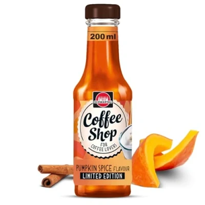 Abbildung von Schwartau Coffee Shop Pumpkin Spice, Kaffeesirup zum Verwirklichen, Pimp your Coffee, 200ml