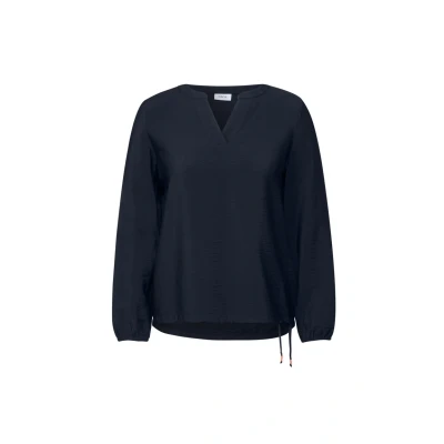 Abbildung von CECIL Damen B345317 Tunika In Unifarbe, Universal Blue, L EU