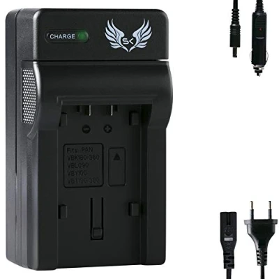 Abbildung von SK Akku Ladegerät für Panasonic VW VBK180 VBK180EK VBK360 VBK360EK VBL090 VBY100 VBT190EK VBT190 VBT380 VBT380EK