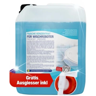 Abbildung von Maxxi Clean 5 L Kanister Bodenreiniger mit Frische Duft geeignet für alle Wischroboter Universal Reiniger Konzentrat Wischflüssigkeit Boden, Parkett, Fliesen Saugwischer Reinigungsmittel