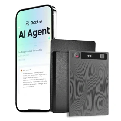 Abbildung von Mobvoi TicNote AI Sprachrekorder, 64 GB Speicher, Notizrekorder mit Hülle,App Steuerung, über 100 Sprachen, Transkribieren, Zusammenfassen KI Technologie, digitaler Audiorekorder für Telefonanrufe