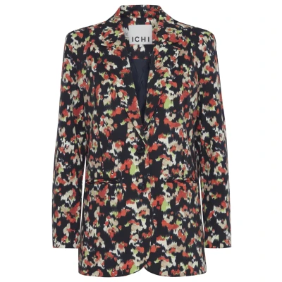 Abbildung von ICHI Blazer, Damen, Größe: Large, Total eclipse multi aop