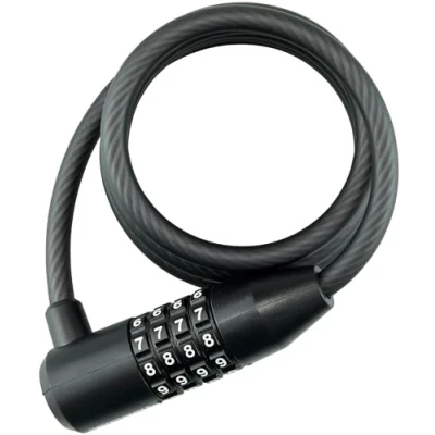 Abbildung von Kryptonite Unisex Erwachsene Kryptoflex Schlösser, Schwarz, 150 cm