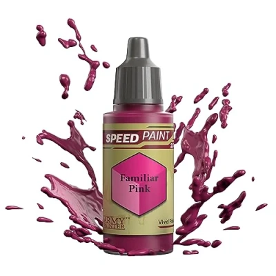 Abbildung von The Army Painter Speedpaint Familiar Pink 2.0, Single Modellbau Acrylfarbe 18ml Einschichtige Lackierlösung Für Fantasy Tabletop Miniatures Like Warhammer 40k Figuren und DnD