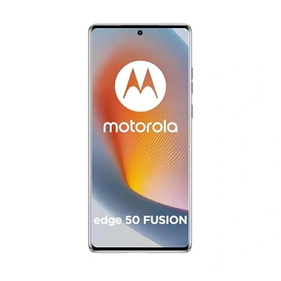 Abbildung von Motorola Edge 50 Fusion (8/256 GB, Dual Kamera + 13 MP, Display 6,67 Zoll POLED FHD+ 144 Hz, IP68, Snapdragon 7s Gen 2, Akku 5000 mAh, SIM, Android 14), Marshmallow Blue