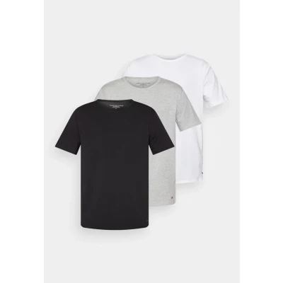 Abbildung von Tommy Hilfiger TEE 3 PACK Unterhemd/shirt, Herren, Größe: Medium, Black/white/grey heather