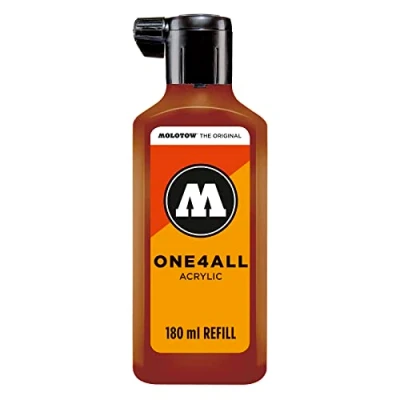 Abbildung von Molotow ONE4ALL Refill Acryl, Farbe 010 hummer 180 ml, Nachfülltinte für Permanentmarker