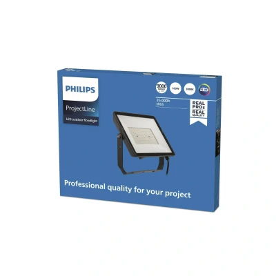 Abbildung von Philips ProjectLine Flutlicht, 100W, 3000K, schwarz