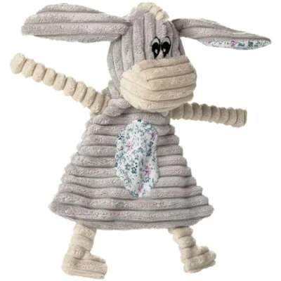 Abbildung von HUNTER HUGGLY BLANKET DONKEY, Hundespielzeug, Plüsch, Kuscheldecke, Esel, 27 cm, grau