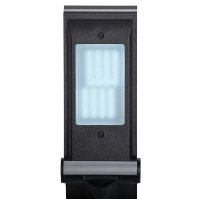 Abbildung von MAUL LED Tischleuchte MAULspace Dimmbare Tischlampe aus Aluminium Moderne Schreibtischlampe mit 46 cm Höhe, 2080 Lux und 691 Lumen 5 Stufen Dimmer für anpassbare Helligkeit Silber