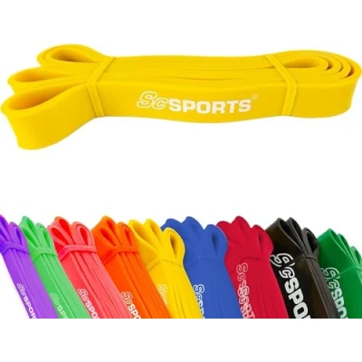 Abbildung von ScSPORTS® Widerstandsband 2m Gymnastikband Theraband Resistance Band Fitnessband