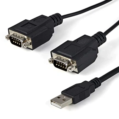Abbildung von StarTech.com 2 Port FTDI USB auf Seriell RS232 Adapter zu RS 232 Adapterkabel / Konverter