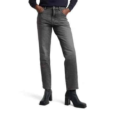 Abbildung von G STAR Viktoria Jeans Straight Leg, Damen, Größe: 27x28, Faded frozen rock bottom