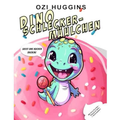 Abbildung von Dino Schlecker Mäulchen: Ein lustiges Malbuch mit Geschichten, Bastel Seiten und Kuchen Rezept. Für Kinder ab 3 Jahren. (Ozi Huggins&#039; Abenteuer)