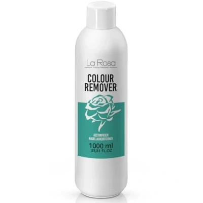 Abbildung von LaRosa Nagellackentferner ohne Aceton 1000ml, Acetonfrei Nagellack Entferner COLOUR remover LIQUID Acetone free nail polish
