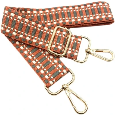 Abbildung von Verstellbarer Schultergurt Tasche Bräunlich Grau, Taschengurte zum Wechseln, Taschengurt Breit mit Karabiner Gold, 80 130cm Tragegurt für Damen Schulterriemen, Moderne Handtasche, 3.8cm, 804