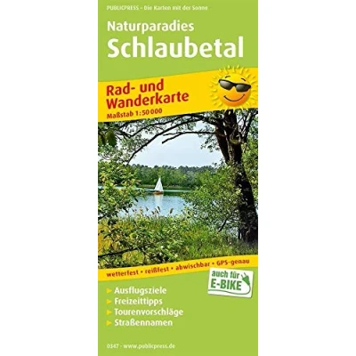 Abbildung von Naturparadies Schlaubetal: Rad und Wanderkarte mit Ausflugszielen, Einkehr &amp; Freizeittipps, wetterfest, reissfest, abwischbar, GPS genau. 1:50000 (Rad Wanderkarte: RuWK)